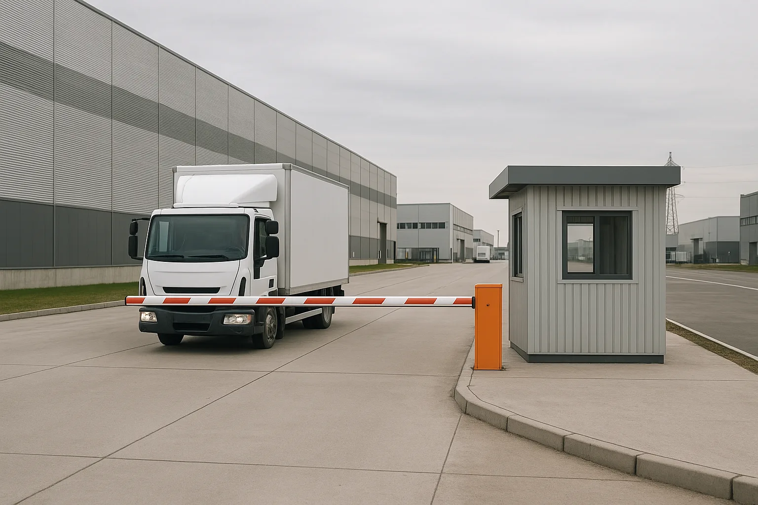 Шлагбаум на КПП завода — распознавание автомобилей по RFID-меткам без остановки на проезде