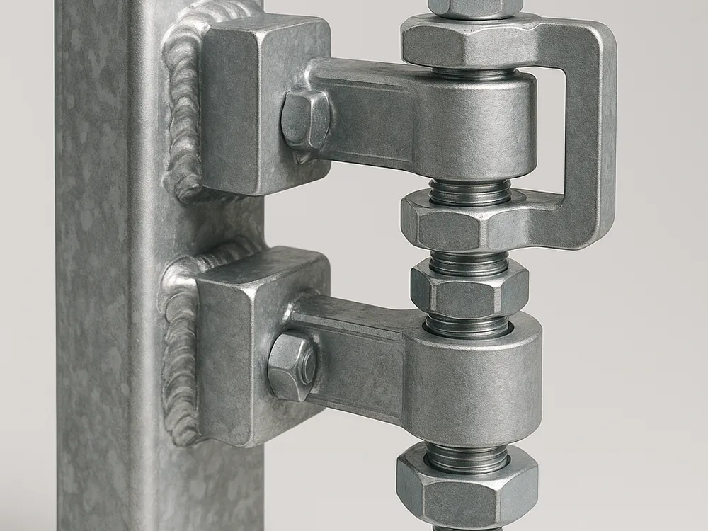 Усиленные столбы и петли